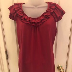 East 5th Ruffled Top